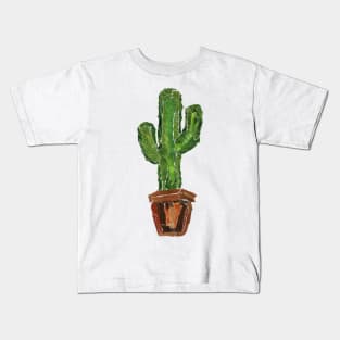 Saguaro Cactus Collage Kids T-Shirt